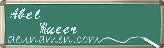 Abel Mueer Visitenkarte